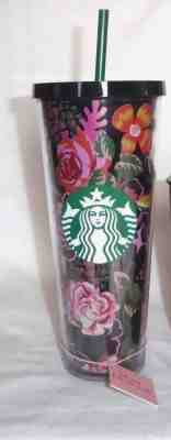 Starbucks ban do Midnight Floral Cold Cup Target Exclusive LTD EDITION NWT - Sold on eBay Jul, 15th 2019 for $29.99