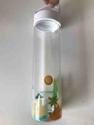 Starbucks California Glass You Are Here Water Bottle 18.5 Oz - Sold on eBay Jul, 15th 2019 for $18.00