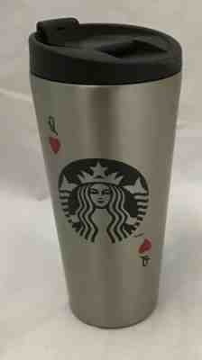 Starbucks 2014 Queen of Hearts Stainless Steel Tumbler Travel Mug 16 oz. - Sold on eBay Jul, 15th 2019 for $18.99