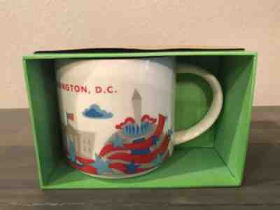 Starbucks Washington DC Coffee 14oz Mug You Are Here Collection YAH - New in Box - Sold on eBay Jul, 15th 2019 for $31.55