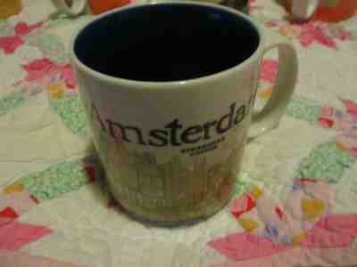 Starbucks 16 oz. Mug Collector Series 2010 AMSTERDAM Coffee Cup Unused SKU Label - Sold on eBay Jul, 15th 2019 for $45.00