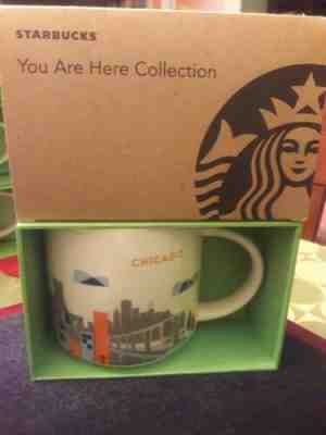 NIB WITH SKU STARBUCKS CHICAGO, USA You Are Here (YAH)  14 Oz Mug. Rare - Sold on eBay Jul, 14th 2019 for $25.00