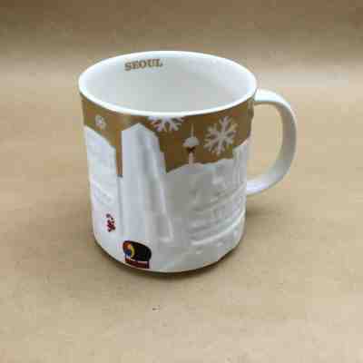 Starbucks 2014 "Seoul" Korea Relief Limited Edition Coffee Mug Tea Cup 16 fl oz - Sold on eBay Jul, 14th 2019 for $28.02