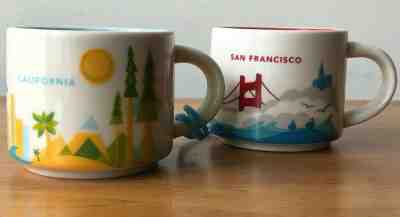 2 Starbucks Espresso 2oz Mugs You Are Here San Francisco California Collectible - Sold on eBay Jul, 14th 2019 for $22.00