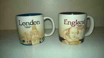 Starbucks London England Demitasse Espresso Coffee Cups 3 oz. - Sold on eBay Jul, 14th 2019 for $17.50