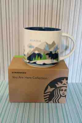 Starbucks ALASKA YOU ARE HERE Icon coffee mug Collectors Series Moose Whale NIB - Sold on eBay Jul, 14th 2019 for $35.34