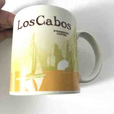 Starbucks Los Cabos Mexico Icon 2010 Yellow Sailboat 16oz coffee mug RARE - Sold on eBay Jul, 14th 2019 for $899.99