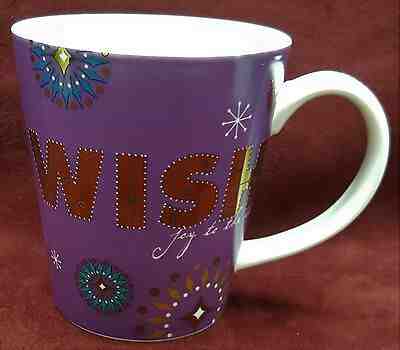 Starbucks Holiday Coffee Mug WISH 2006 14oz   - Sold on eBay Jul, 14th 2019 for $15.00