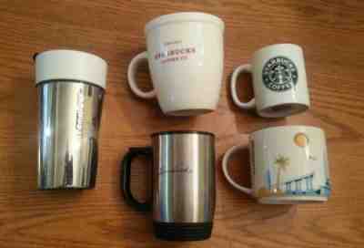 Starbucks mugs and Tumbler  lot - Sold on eBay Jul, 14th 2019 for $24.95