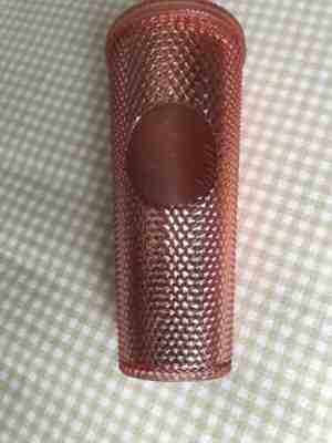 Starbucks Pink Tumbler 2019 Rose Gold Radiant Iridescent Jeweled 24oz Cold Cup - Sold on eBay Jul, 14th 2019 for $27.00