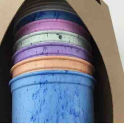 Starbucks Marble Reusable Hot Cups - 6 Cups With 6 Lids HTF RARE - Sold on eBay Jul, 14th 2019 for $19.80