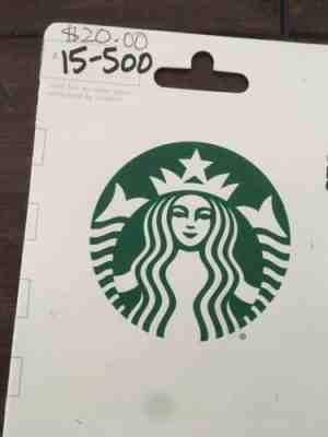 $20 Starbucks Gift Card - Sold on eBay Jul, 14th 2019 for $20.00