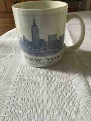 Starbucks Coffee Mug Cup Large 18 oz 2008 New York Architect Skyline City Series - Sold on eBay Jul, 14th 2019 for $18.00
