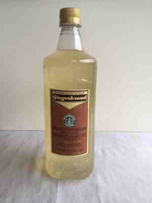Starbucks Gingerbread Syrup 1 Liter Holiday Latte Espresso Coffee Seasonal - Sold on eBay Jul, 14th 2019 for $35.00
