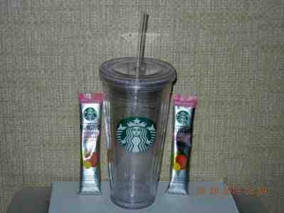 Starbucks Grande Clear Acrylic Cold Cup Double Walled Tumbler (20 OZ), NEW!!! - Sold on eBay Jul, 14th 2019 for $21.95