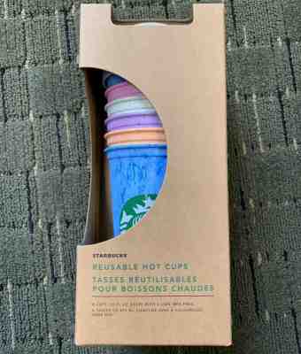 RARE 2019 Starbucks Reusable Hot Cups with Lids, 6 Pack Star Bucks - Sold on eBay Jul, 14th 2019 for $21.99
