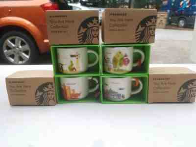 Starbucks 4 MUG LOT 2 OZ DEMI ORNAMENT You Are Here OHIO CHICAGO HOUSTON  TEXAS - Sold on eBay Jul, 14th 2019 for $39.99