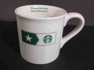 Starbucks 2013 Proudly Serving those who serve military tribute mug - Sold on eBay Jul, 14th 2019 for $18.77