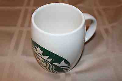 Starbucks Original Ceramic Mug 14 oz Barrel Mermaid Cup Logo 2010 Green & White - Sold on eBay Jul, 14th 2019 for $16.99