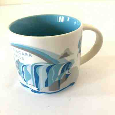 STARBUCKS NIAGARA FALLS You Are Here Collection 2015 COFFEE MUG Waterfall  - Sold on eBay Jul, 14th 2019 for $15.99