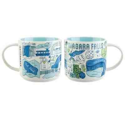 Starbucks Niagara Falls BEEN THERE Across the Globe USA Canada 14 oz Large Mug - Sold on eBay Jul, 14th 2019 for $34.95