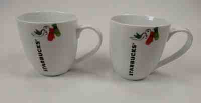 Starbucks Coffee Mug Tea Cup 2011 Holiday Bird Dove Mittens Collectible Set of 2 - Sold on eBay Jul, 14th 2019 for $19.99