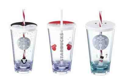 Starbucks Korea 2017 Christmas - Penguin Santa Snowman Splash Cold cup set 591ml - Sold on eBay Jul, 14th 2019 for $95.00