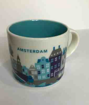 Amsterdam Starbucks You Are Here Collection 14 oz Coffee Tea Mug  - Sold on eBay Jul, 14th 2019 for $16.99