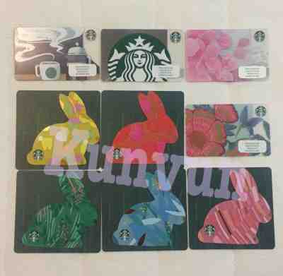 9 Starbucks easter bunny spring siren cherry blossom sakura card Thailand - Sold on eBay Jul, 14th 2019 for $29.99