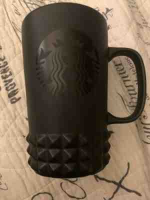 Starbucks Studded Matte Black 2015  Mug Siren Ceramic - Sold on eBay Jul, 14th 2019 for $20.00