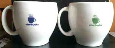 Starbucks Coffee Mugs Special Edition  Barista Mugs. 12 oz blue and green. - Sold on eBay Jul, 13th 2019 for $21.24