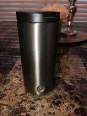 Starbucks Silver Vacuum Insulated Flip-Top Stainless Steel Tumbler 12 oz - Sold on eBay Jul, 13th 2019 for $20.00
