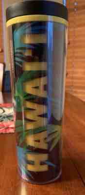 Starbucks HAWAII 24 oz BLUE PALMS VENTI  TUMBLER - 2016 - New ! - Sold on eBay Jul, 13th 2019 for $25.95