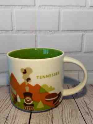Starbucks You Are Here Mug Tennessee USA 14oz Coffee Cup Collection 2014 - Sold on eBay Jul, 13th 2019 for $15.00