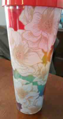  Starbucks Rainbow Floral Cold Cup Tumbler Venti 2019 Summer - Sold on eBay Jul, 13th 2019 for $25.99