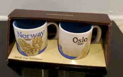 Starbucks Demitasse City Mugs NORWAY & OSLO 3 oz WITH Original Package - Sold on eBay Jul, 13th 2019 for $30.00