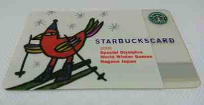 Starbucks Card Japan Very Rare! NAGANO WINTER OLYMPICS 2004 Card PIN Intact - Sold on eBay Jul, 13th 2019 for $33.00