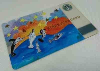 STARBUCKS CARD JAPAN Rare!! Dolphin 2003 PIN INTACT - Sold on eBay Jul, 13th 2019 for $46.09