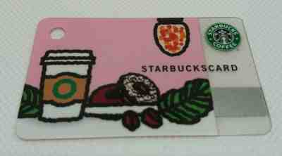 Starbucks Card JAPAN PIN Used 2010 First MINI Donuts Pink  - Sold on eBay Jul, 13th 2019 for $17.00