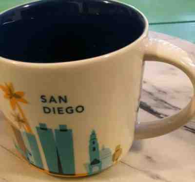 ????SAN DIEGO 2015 STARBUCKS 14 oz "You Are Here"  Mug SD - Sold on eBay Jul, 13th 2019 for $21.95