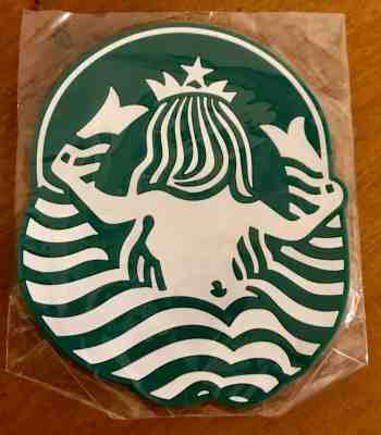 Rare STARBUCKS Original Logo Rubber Coaster NIP - Sold on eBay Jul, 13th 2019 for $18.00