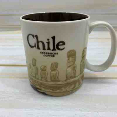 Starbucks Coffee Chile Mug 16 oz Cream Brown 2011 Coffee Cup  - Sold on eBay Jul, 13th 2019 for $29.99