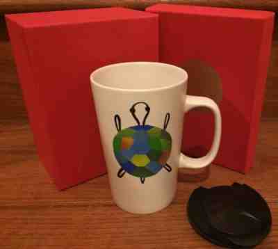 NIB STARBUCKS TORTOISE HARE TURTLE CERAMIC TUMBLER MUG LID LTD ED NEW BOXED 2016 - Sold on eBay Jul, 13th 2019 for $39.95