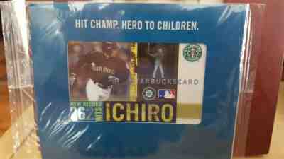 RARE 2005 Ichiro Starbucks Gift Card *NEW IN PACKAGE tiny tear in upper left - Sold on eBay Jul, 13th 2019 for $15.00