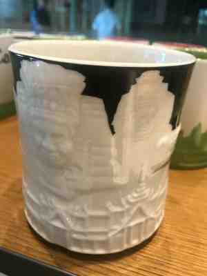 Starbucks Cambodia Mug  - Cambodia Black  Relief mug  - Sold on eBay Jul, 13th 2019 for $30.00