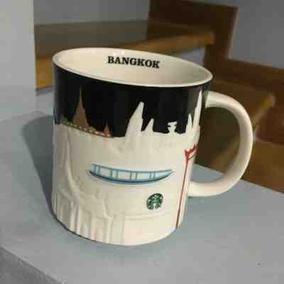 Thailand Starbucks BANGKOK CITY Relief Global Icon Mug Series Collector with Box - Sold on eBay Jul, 13th 2019 for $23.99