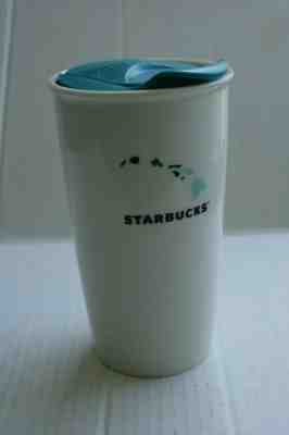 STARBUCKS HTF RARE  HAWAIIAN ISLANDS CERAMIC TUMBLER 2014  EXCELLLENT !!! - Sold on eBay Jul, 13th 2019 for $37.50