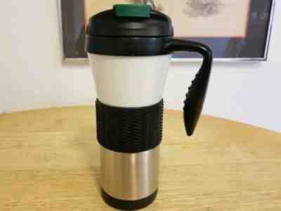 Starbucks 2010 Stainless Steel Miller Tumbler With White Top, 16 oz.  - Sold on eBay Jul, 13th 2019 for $22.95