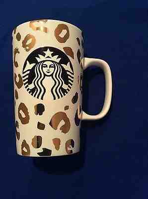 STARBUCKS 2015 Dot Collection Animal LEOPARD PRINT MUG 16oz Cheetah New - Sold on eBay Jul, 13th 2019 for $59.99