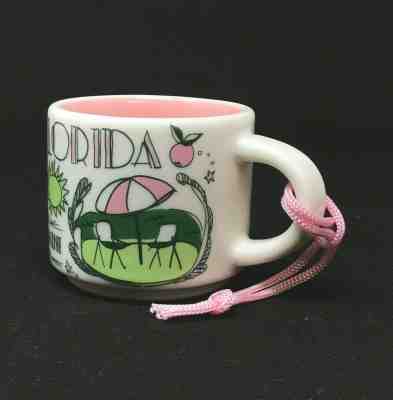STARBUCKS BEEN THERE SERIES ACROSS THE GLOBE ORNAMENT STATE OF FLORIDA - NEW - Sold on eBay Jul, 13th 2019 for $19.99